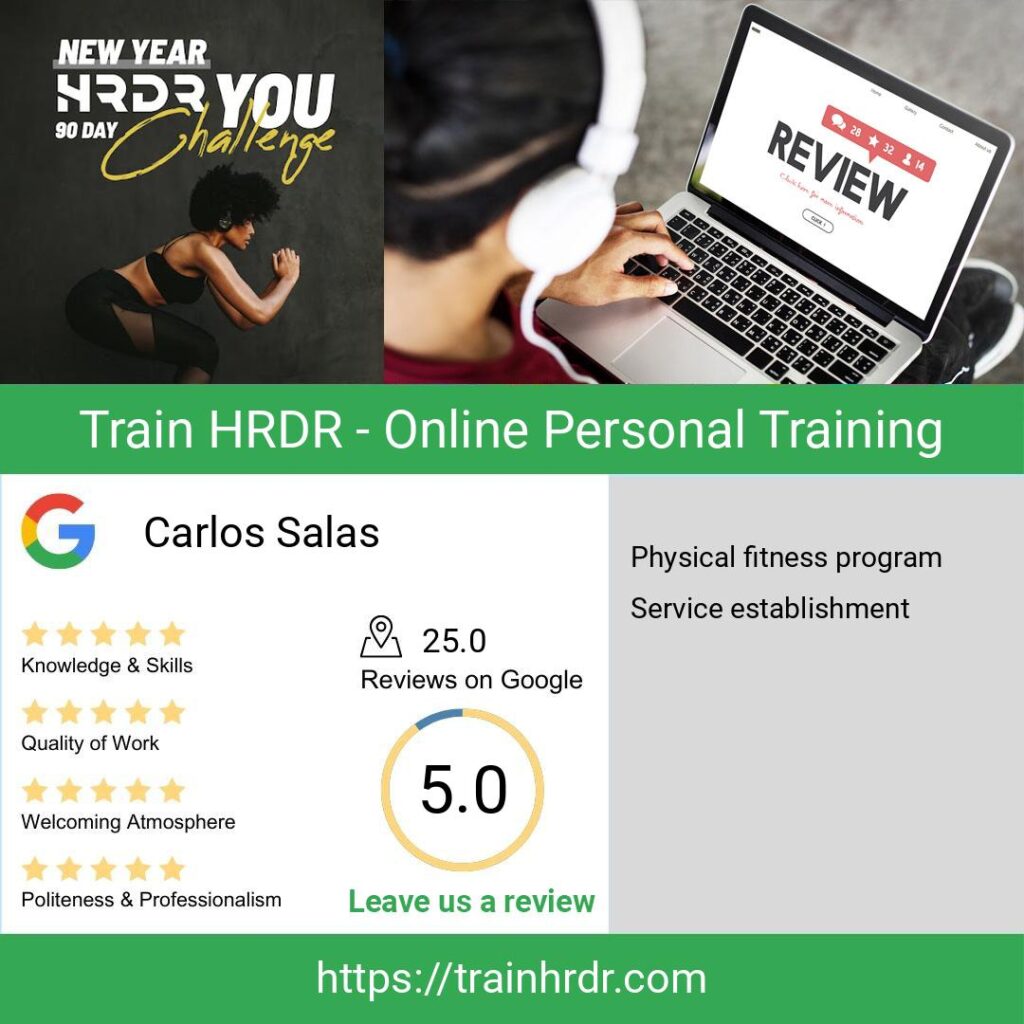 Train HRDR - Online Personal Training